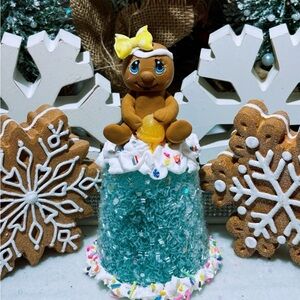 Candyland Gingerbread gumdrop decor for tiertrays risers coffee bars